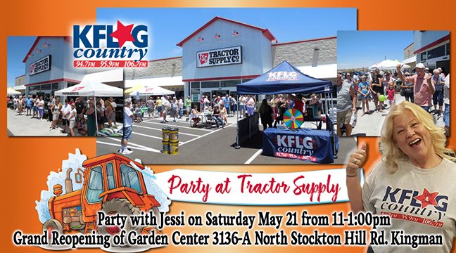 Join Jesse and K-Flag Country for the Party at Tractor Supply in Kingman